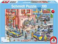 Schmidt Spiele 56450 Polizeieinsatz, 100 Teile Kinderpuzzle