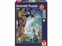 Schmidt Spiele 57386 Im Tal der Wasserfeen, 2000 Teile Puzzle, Mehrfarbig