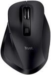 Trust Fyda Aufladbare Kabellose Maus, Nachhaltiges Design, 800-2400 DPI, 6 Tasten,