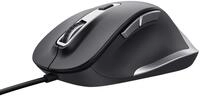 Trust Fyda PC Maus mit Kabel, Nachhaltiges Design, 600-5000 DPI, 6 Tasten, Daumen-
