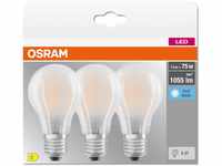 OSRAM LED-Lampe, Sockel: E27, Kalt weiß, 4000 K, 7,50 W, Ersatz für