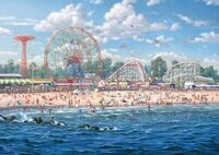 Schmidt Spiele 57365 Thomas Kinkade, Coney Island, 1000 Teile Puzzle