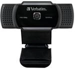 Verbatim Webcam mit Mikrofon, externe Kamera f&uuml;r Computer oder Laptop mit Full HD