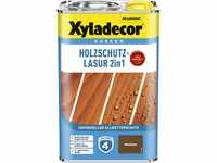 Xyladecor Holzschutz-Lasur 2 in 1, 4 Liter Nussbaum
