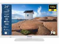 TELEFUNKEN XH24SN550MV-W 24 Zoll Fernseher/Smart TV (HD Ready, HDR,...