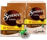 Senseo Pads Strong, Vorratspackung, 5 x 32 Getr&auml;nke, 160 Kaffeepads, Dunkle R&ouml;stung