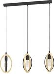 EGLO Pendelleuchte Basildon, 3 flammige H&auml;ngelampe Vintage, Industrial, Retro,