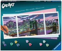 Ravensburger CreArt Skyline von New York - Malen nach Zahlen f&uuml;r Erwachsene |...