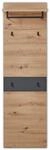 Stella Trading MEMPHIS Garderobenpaneel in Artisan Eiche Optik, Graphit - Moderne