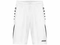 JAKO Unisex Kinder Sporthose Challenge, Shorts, weiß/Anthra Light, 164