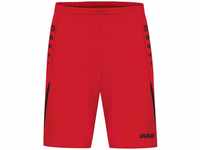 JAKO Unisex Kinder Sporthose Challenge, Shorts, rot/schwarz, 164