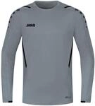 JAKO Kinder Sweatshirt Challenge, Steingrau/Schwarz, 152
