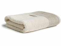 möve Wellness Handtuch Uni mit Chenillebiesen 50 x 100 cm aus 100 % Baumwolle