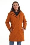 killtec Damen Funktionsparka/Parka mit abzippbarer Kapuze KOW 165 WMN PRK, dark