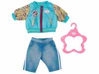 Zapf Creation 833599 BABY born Outfit mit Jacke 43cm - Puppenkleidung Set...