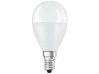 OSRAM LED Lampe mit E14 Sockel, Warmweiss (2700K), Tropfenform, 7.5W, Ersatz...