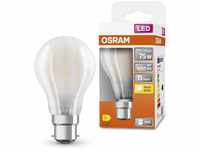 OSRAM LED Star matte Filament LED Lampe, B22d Sockel, Warmweiß (2700K),...