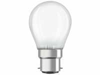OSRAM Filament LED Lampe mit B22d Sockel, Warmweiss (2700K), Tropfenform, 4W,...
