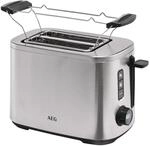 AEG Toaster Deli 5, 7 Toasteinstellungen, Countdown-Timer, Stopp-, Auftau-,