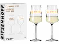 RITZENHOFF 6141002 Weißweinglas 400 ml – Serie Celebration Deluxe Set Nr. 2,...