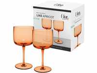 Villeroy & Boch – Like Apricot Weinkelch Set 2 Teilig, Farbglas Orange,...