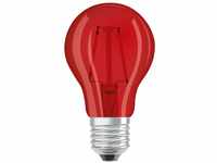 OSRAM Dekorative LED Lampe Décor mit E27 Sockel, Rot, 3000 K, 2,50 W, Ersatz...