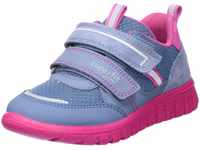 Superfit Mädchen Sport7 Mini Sneaker, Blau Pink 8020, 20 EU