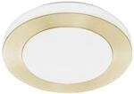 EGLO LED Deckenlampe Capri, Deckenleuchte aus Stahl in wei&szlig; und...