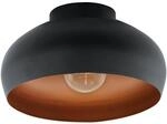EGLO Deckenlampe Mogano 2, 1-flammige Deckenleuchte, Wohnzimmerlampe aus Metall in