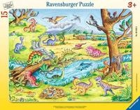 Ravensburger Puzzle Die kleinen Dinosaurier - 15 Teile Puzzle ab 3 Jahre