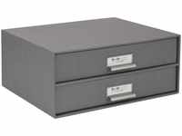 Bigso Box of Sweden BIRGER Schubladenbox für Dokumente und Bürobedarf –