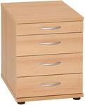 M&ouml;blepartner B&uuml;rocontainer Manni 142823, samerbergbuche Dekor, 41,6 x 50,0 x...