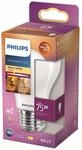 PHILIPS LED Classic E27 WarmGlow Lampe, 75 W, Tropfenform, dimmbar, matt,...