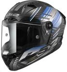 LS2, Integraler Motorradhelm THUNDER CARBON VOLT Black Blue, XXL