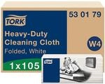 Tork Extra Starke Reinigungst&uuml;cher Wei&szlig; W4, Mehrzweck, 1 &times; 105 T&uuml;cher,...