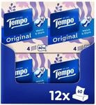 Tempo Original Taschent&uuml;cher W&uuml;rfelbox - Megapack - 12 Boxen, 60 T&uuml;cher pro Box -