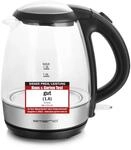 Emerio Glas Wasserkocher, 1.2 Liter, 2200 Watt, LED Innenbeleuchtung, 360&deg;...