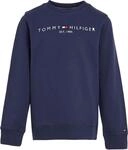 Tommy Hilfiger Kinder Unisex Sweatshirt Essential ohne Kapuze, Blau (Twilight Navy),