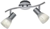 Trio Leuchten LED-Deckenleuchte "Levisto" in Nickel matt, Glas alabasterfarbig...