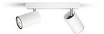 Philips myLiving Kosipo 2-er Deckenspots (2 x 5,5 W), elegante Deckenleuchte mit 2