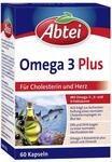 Abtei Omega 3 Plus - Nahrungserg&auml;nzungsmittel reich an Omega-3-Fetts&auml;uren f&uuml;r den