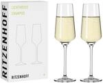 RITZENHOFF 6111008 - Champagnerglas 200 ml - Serie Lichtweiss 2 St&uuml;ck, Set 3...