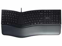 CHERRY KC 4500 ERGO, ergonomische Tastatur, Spanisches Layout (QWERTY),