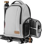 TARION Kamerarucksack Leicht Kamera Rucksack mit 15 Zoll Laptopfach Grau