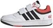 adidas Unisex Kinder Hoops Lifestyle Basketball Hook-and-Loop Shoes, Cloud White/Core