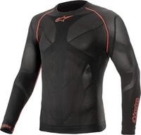 Alpinestars Herren Ride Tech V2 Top Long Sleeve Summer Black/Red XS/S
