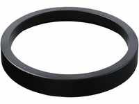 helit H6116095 - Ring zur Beutelbefestigung im Papierkorb, schwarz, für 18 L