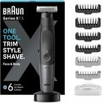 Braun Series XT5 Gesicht & K&ouml;rper, Elektrischer Rasierer, Barttrimmer &...