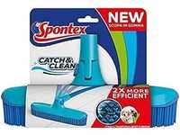 Spontex Catch & Clean Kehrbesen-Ersatzkopf mit Gummiborsten, flexibel,...