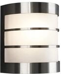Philips Calgary Wandleuchten f&uuml;r den Au&szlig;enbereich, E27-Fassung, wasserfest, Silber,